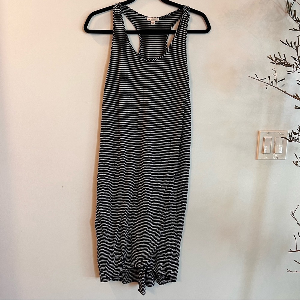 GAP Navy/White Stripe Dress - Size L